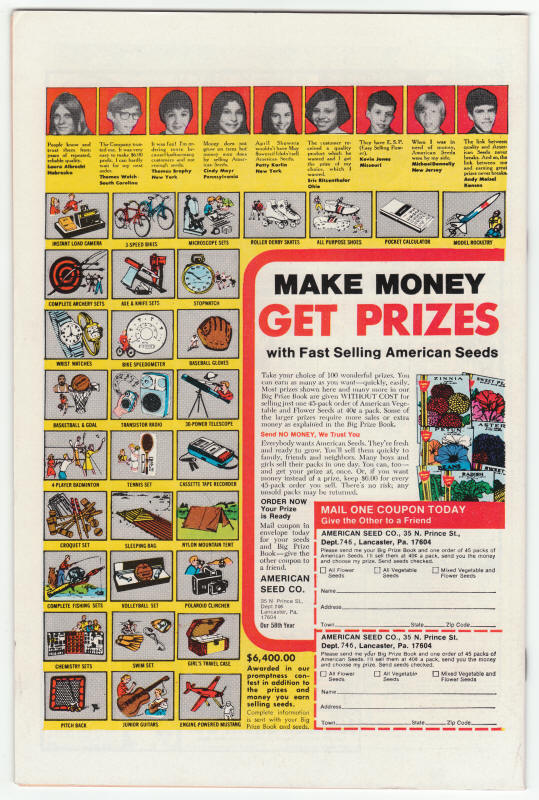 Marvel Premiere 36 3D Man back cover