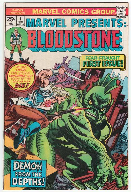Marvel Presents #1 Bloodstone front cover