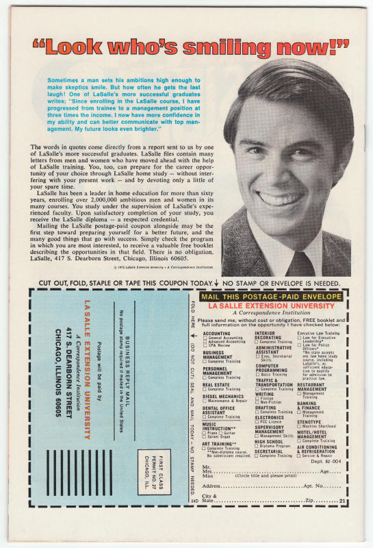 Marvel Presents #7 Guardians Of The Galaxy back cover