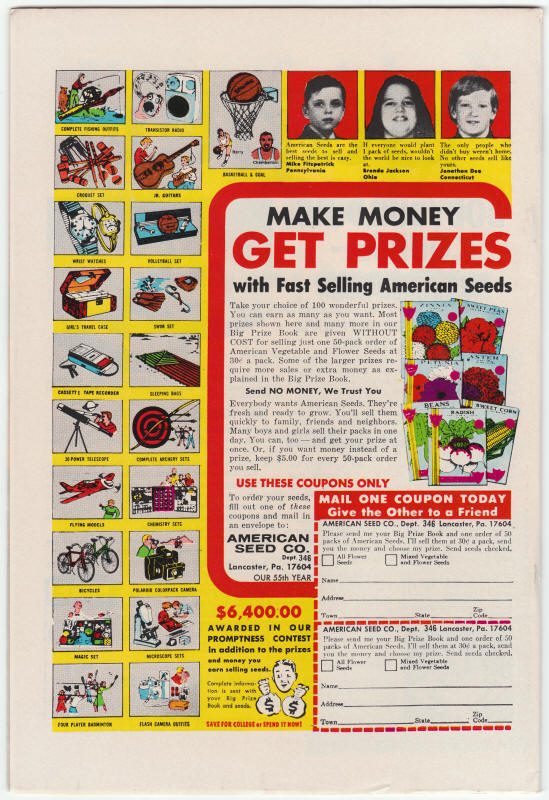 Marvel Spotlight #10 Ghost Rider back cover