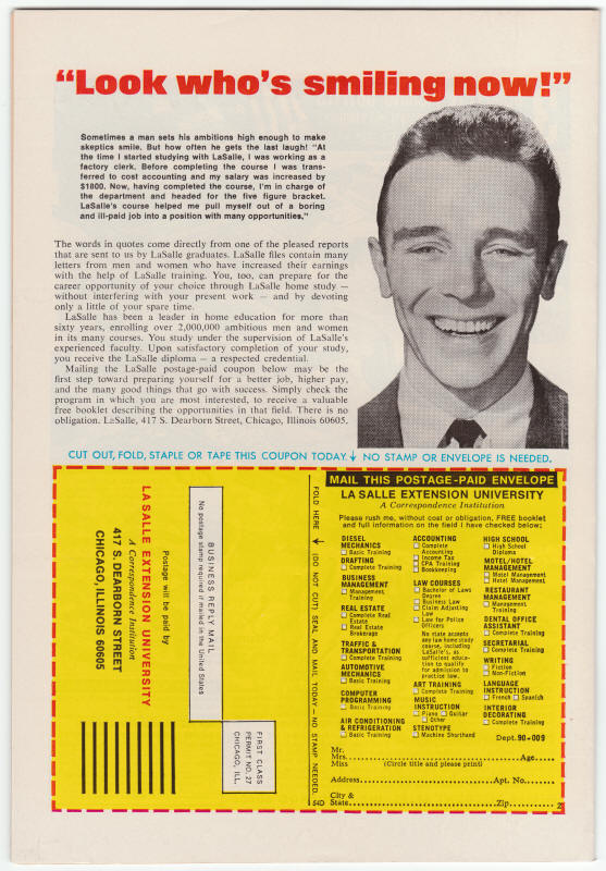 Marvel Spotlight #11 Ghost Rider back cover