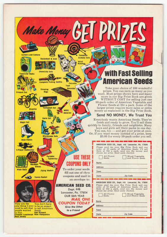 Marvel Spotlight #15 Son Of Satan back cover