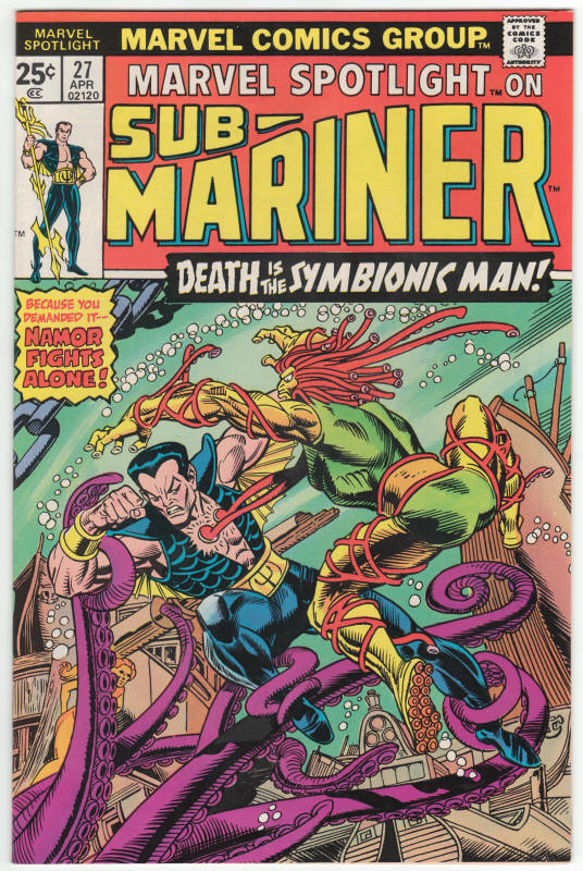 Marvel Spotlight #27 front cover