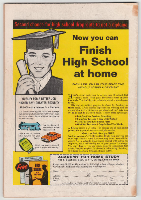 Marvel Super-Heroes #21 back cover