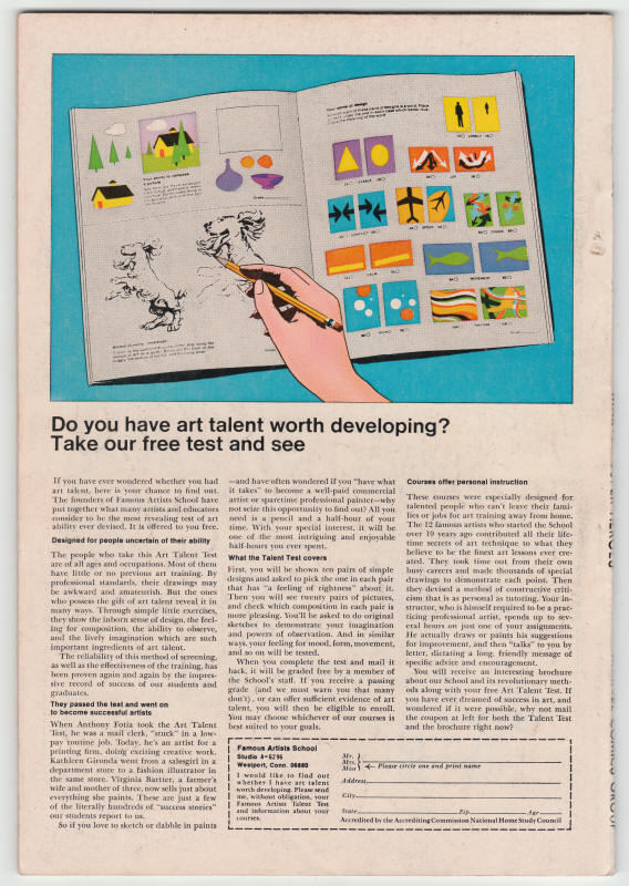 Marvel Super-Heroes #25 back cover