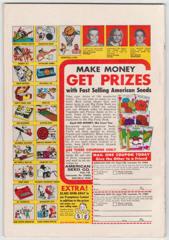 Marvel Tales #31 back cover