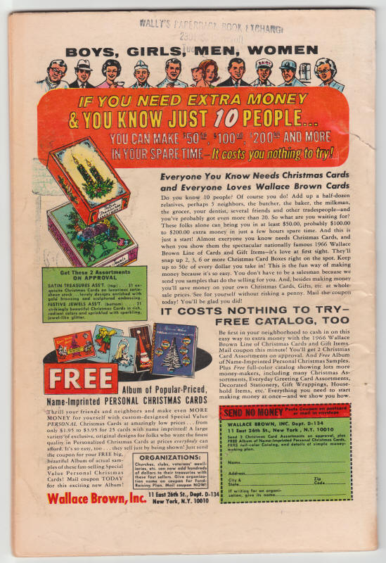 Marvel Tales #4 back cover