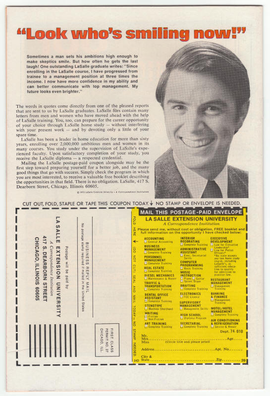 Marvel Team-Up #43 back cover