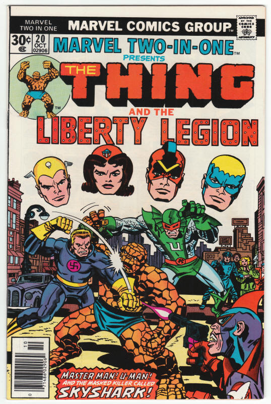 Marvel Two-In-One #20 front cover