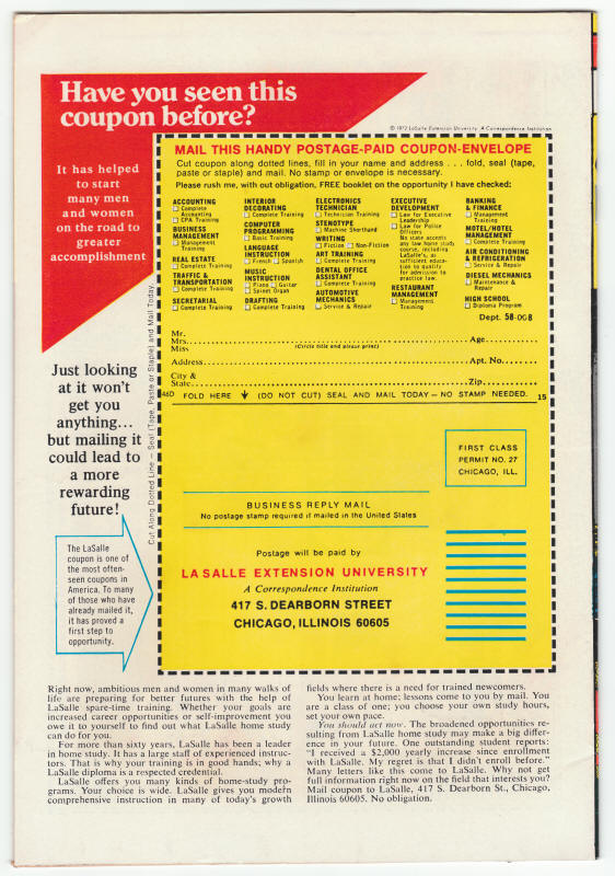 Marvel Two-In-One #6 back cover