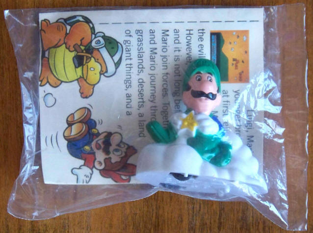 McDonalds Happy Meal Toy Super Mario Bros 3 Luigi #2