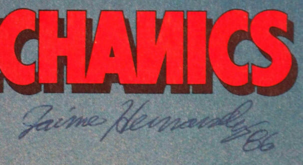 Jaime Hernandez Autograph