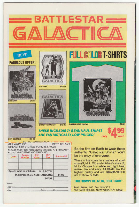 Micronauts #5 back cover