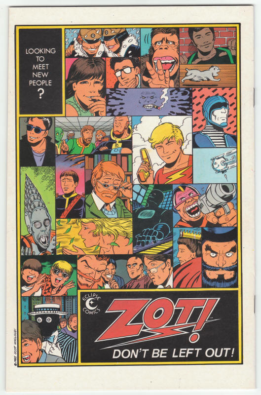 Miracle Man #1 back cover
