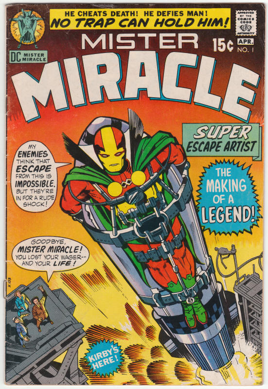 Mister Miracle #1 DC Comics front cover