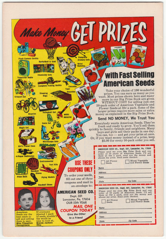 Mister Miracle #13 back cover