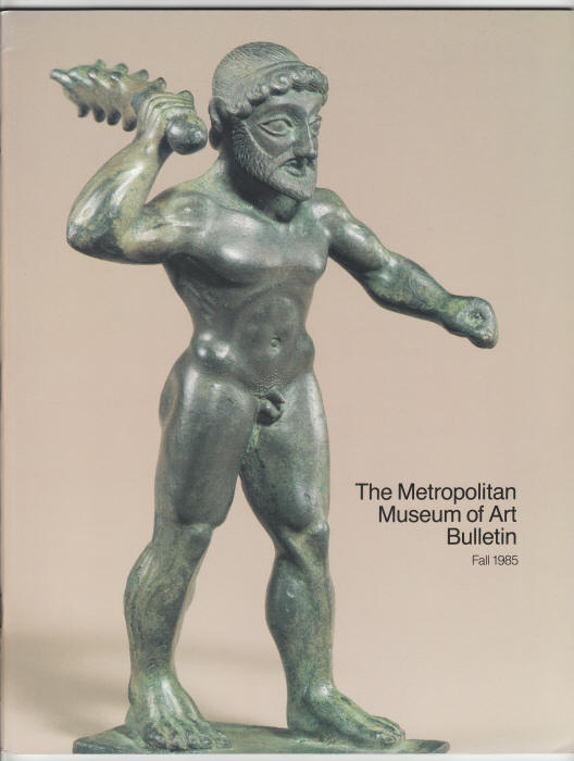 MMA Bulletin Fall 1985 front cover