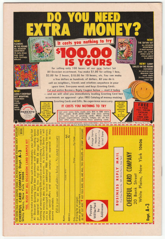 Monsters On The Prowl #16 back cover