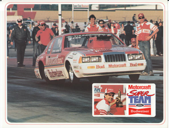 Frank Iaconio in a Ford Thunderbird Pro Stock