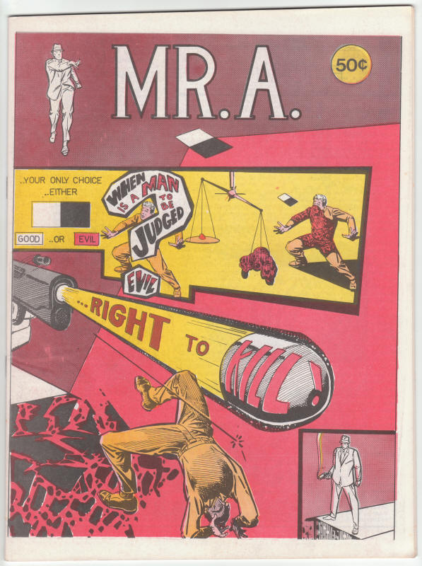 Mr. A #1 Steve Ditko front cover