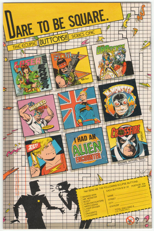 Mr Monster #5 back cover