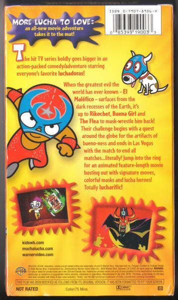 Mucha Lucha The Return of El Malefico VHS Tape