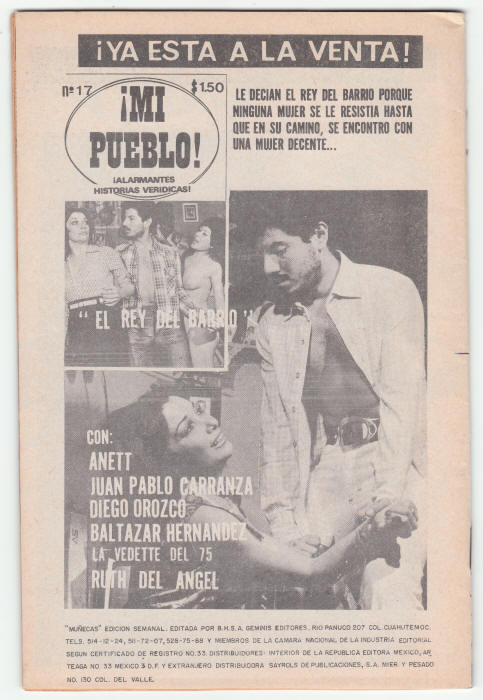 Munecas #10 back cover