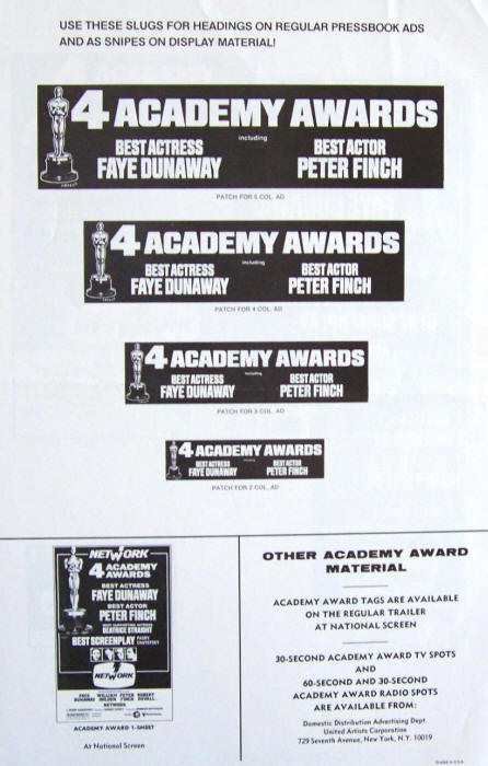 Network Academy Award Pressbook Supplement