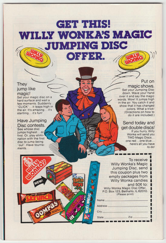 New Teen Titans 21 back cover