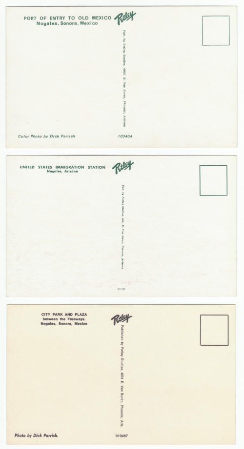 1960s Nogales Mexico Post Cards