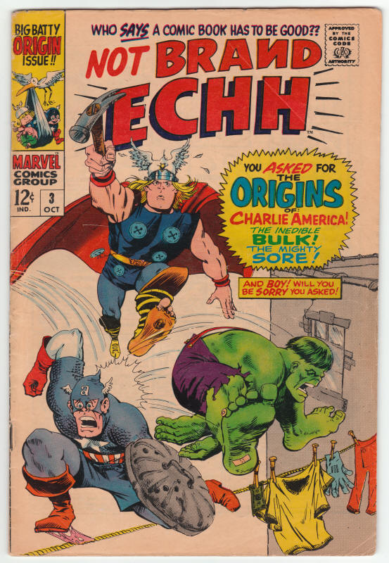 Not Brand Echh #3 front cover