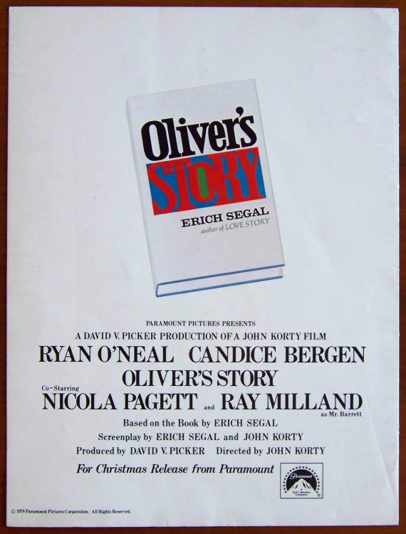 Olivers Story Promo Card