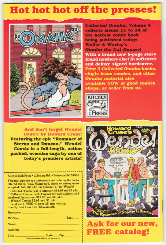 Omaha The Cat Dancer #15