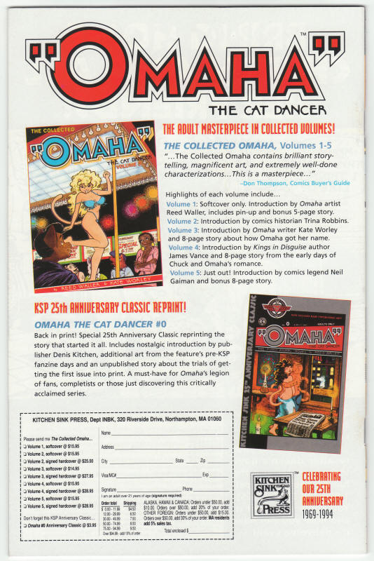 Omaha The Cat Dancer #20