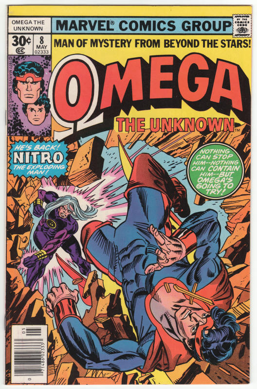 Omega The Unknown #8 front cover