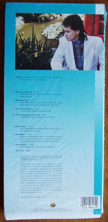 Joaquin Lievano One Mind CD Long Box back