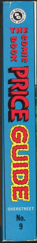 Overstreet Comic Book Price Guide #9 spine