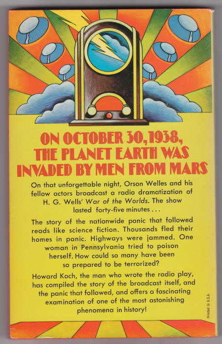 The Panic Broadcast back cover