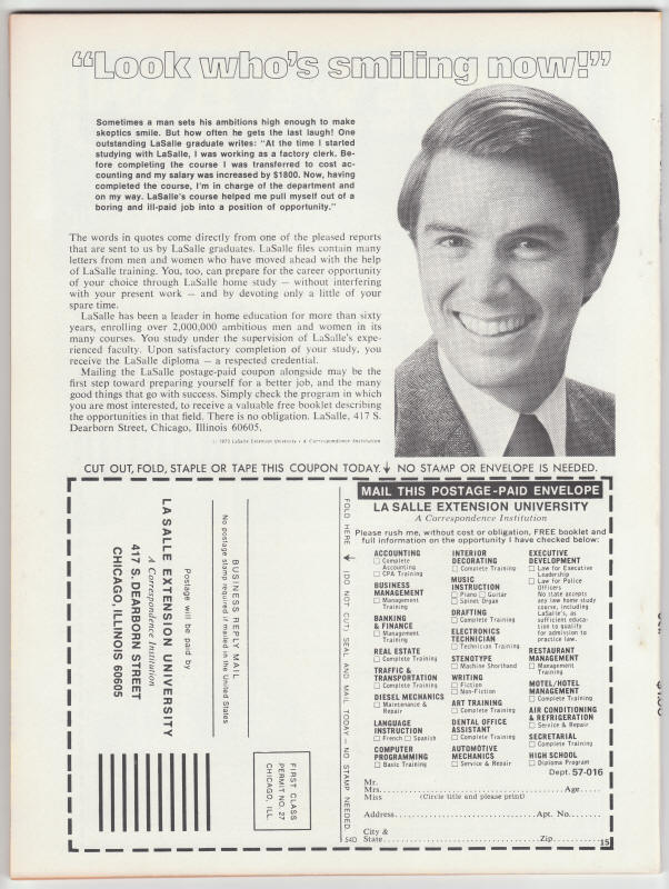 Planet Of The Apes Magazine #2 back cover