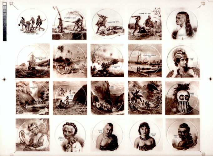 Hawaii State Archives Collection Milk Cap Sheet