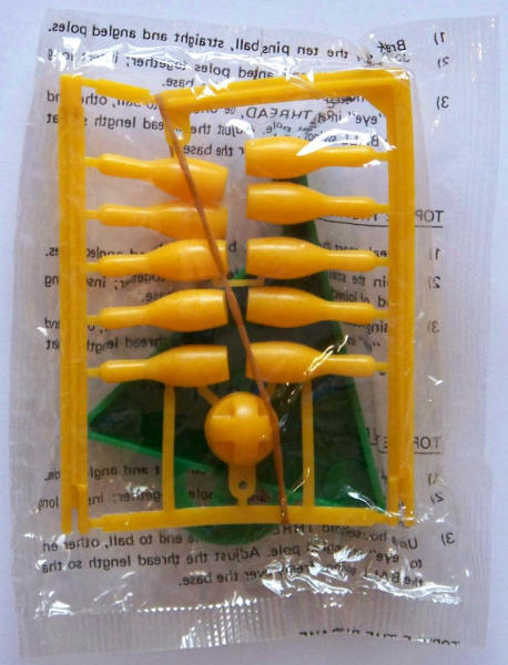1973 Topple The Pins Game Post Cereal Premium