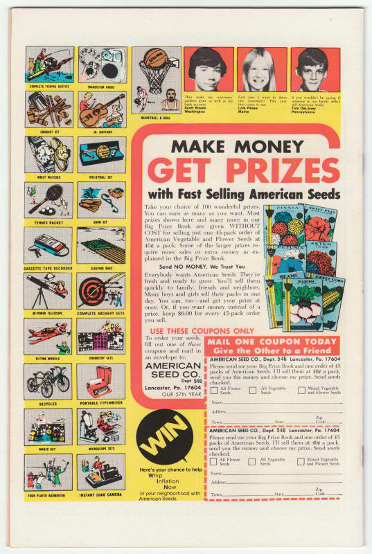 Luke Cage Power Man #25 back cover