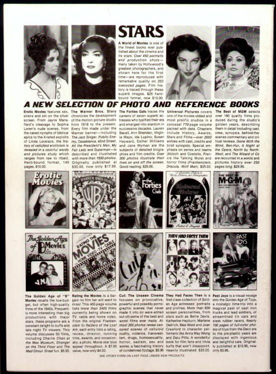 Prevue #51 back cover