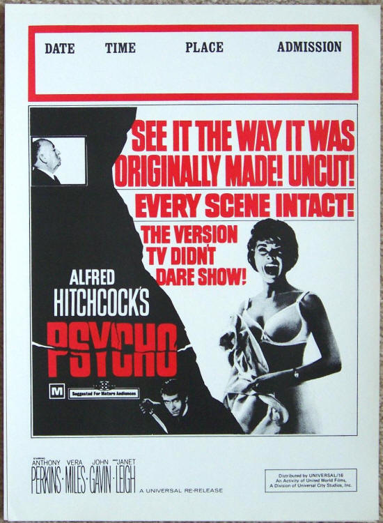 Psycho Handbill