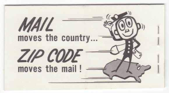 Scott #QI2 Domestic Vended Postal Insurance Booklet back