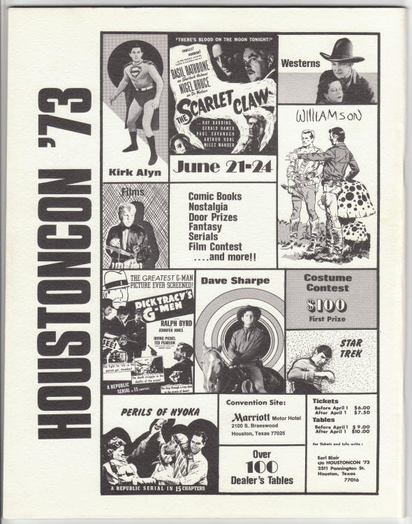 Rockets Blast Comicollector 95 back cover