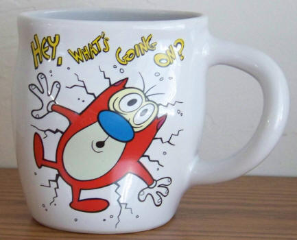 Ren and Stimpy Show Stimpy Smashed Mug