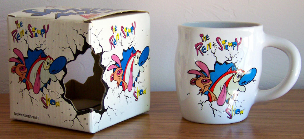 Ren and Stimpy Show Smashed Mug