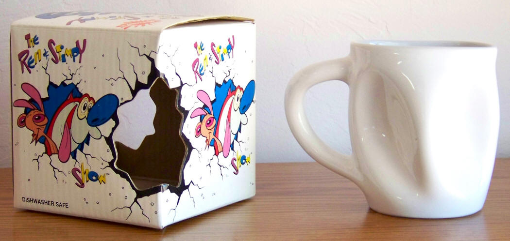Ren and Stimpy Show Smashed Mug
