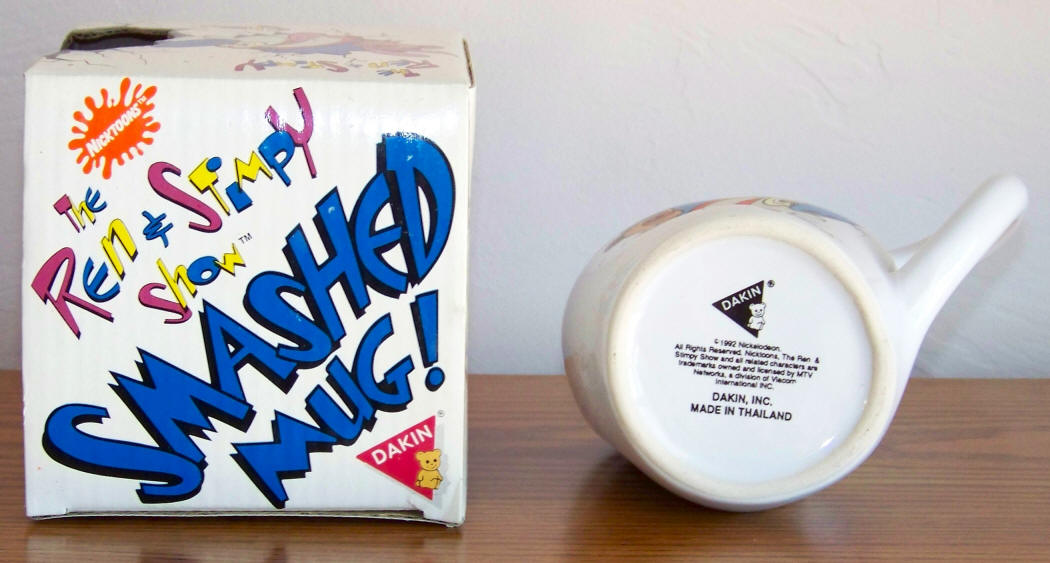 Ren and Stimpy Show Smashed Mug